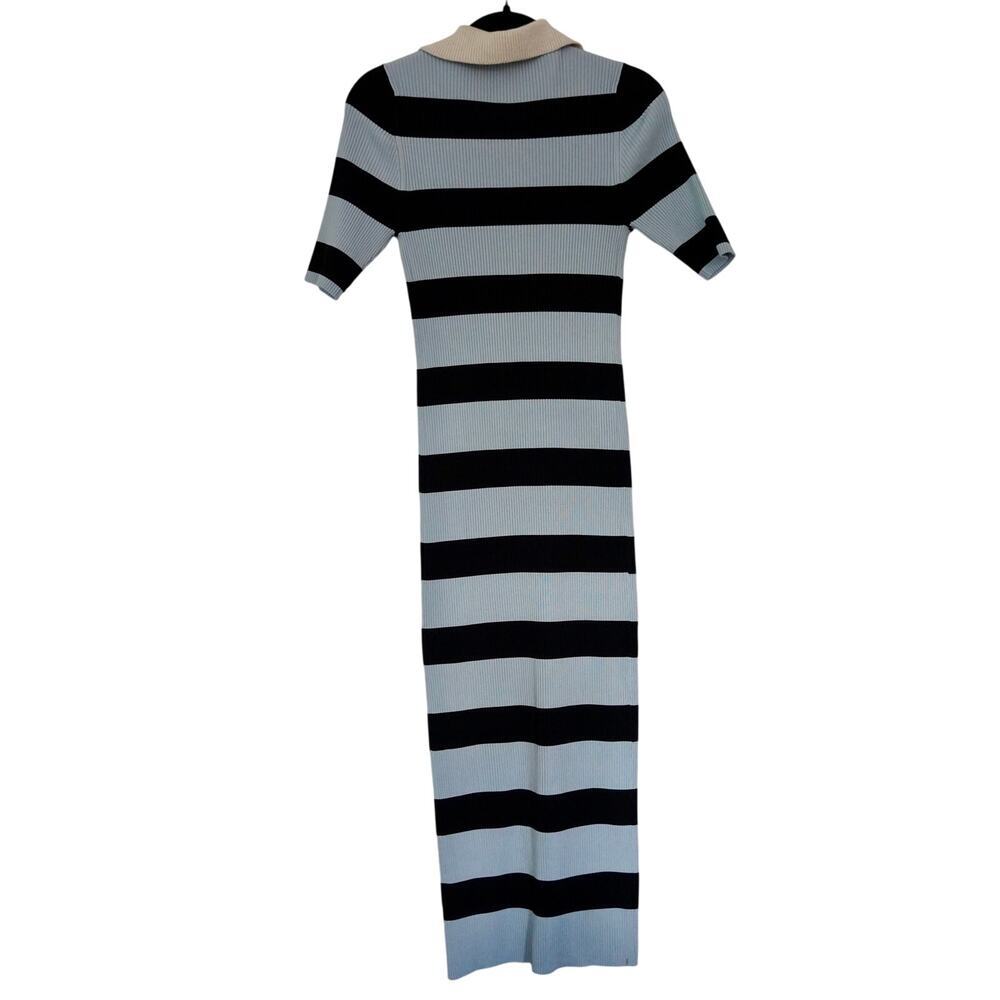 A.L.C. Striped Darcy Dress Sz L - Picture 7 of 8